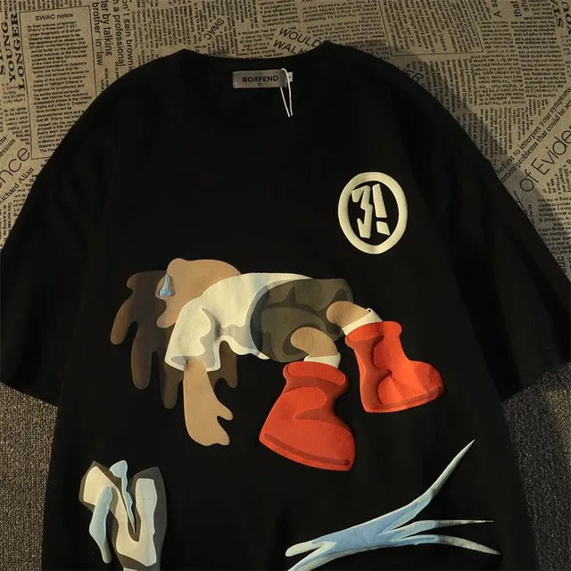 Streetwear Casual Vintage T-Shirt