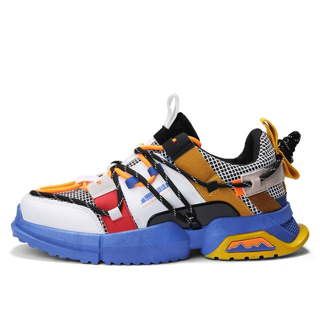 Casual Tide Multicolore Outdoor Lace Up Comfort Men Sneaker