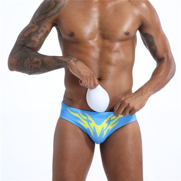 Fire Wing Printed Sporty Brief Underwear