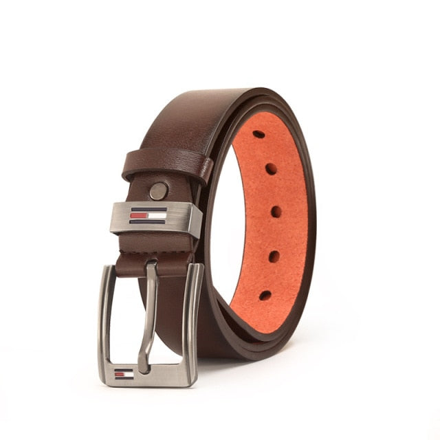 Casual Buckle Leather Men Belt