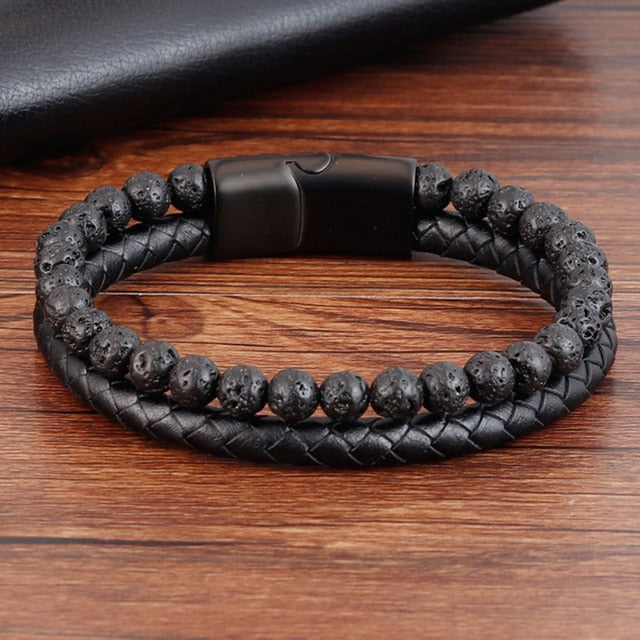Stainless Steel Magnetic Triple Style Bracelet