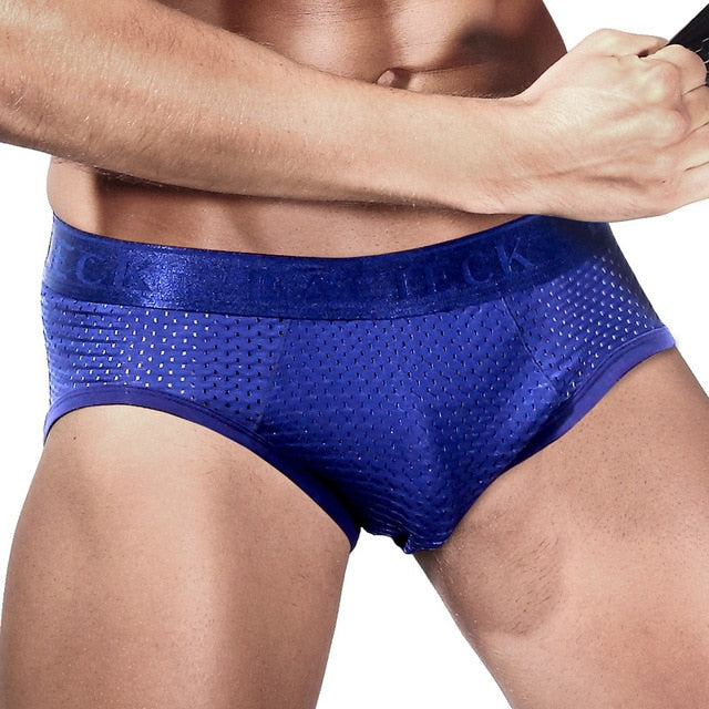 Monocolor Silk Hollow Men Underwear