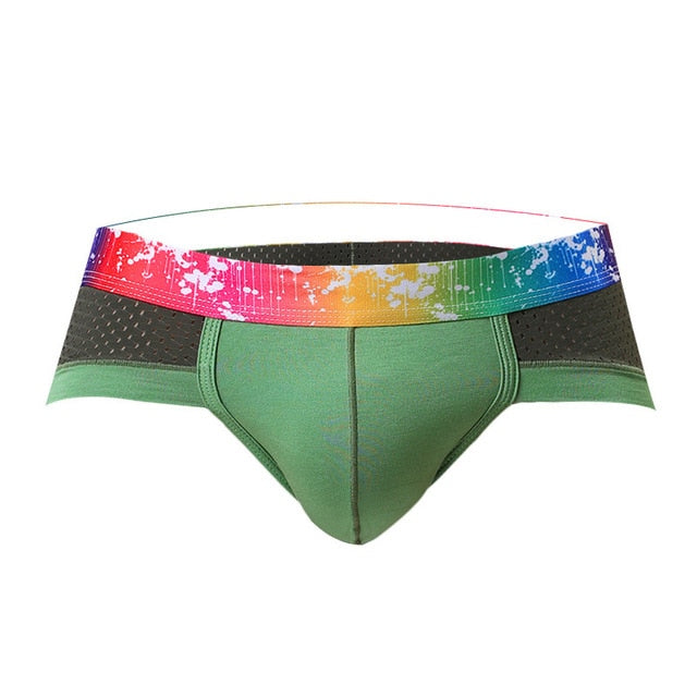 Rainbow Waistband Style Man Brief