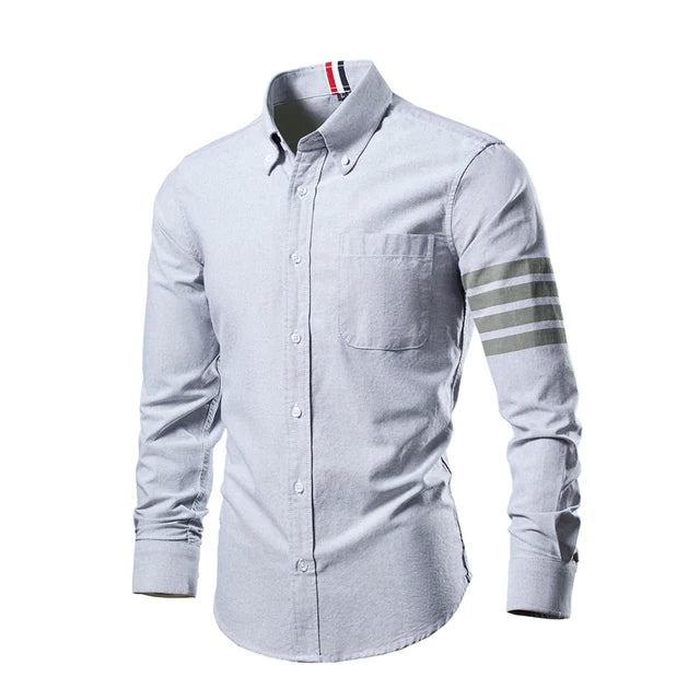 Soft Cotton Striped Solid Shirt