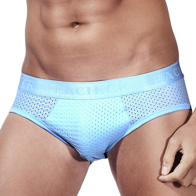 Monocolor Silk Hollow Men Underwear