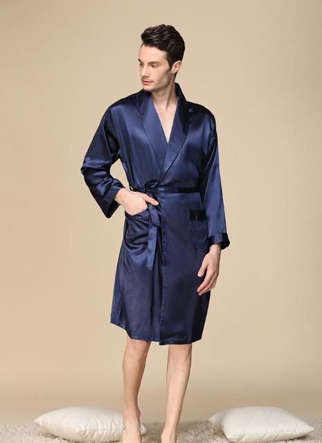 Printed Satin Loose Sleeping Robe