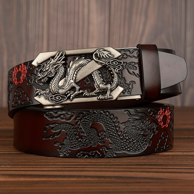 Ceinture décorée de dragon lettre Z