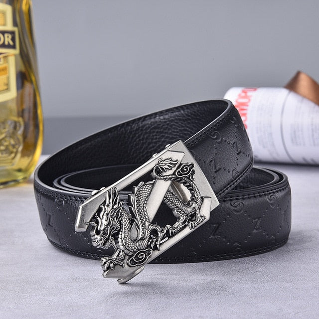 Letter Z Wrapped in Dragon Buckle Style Belt