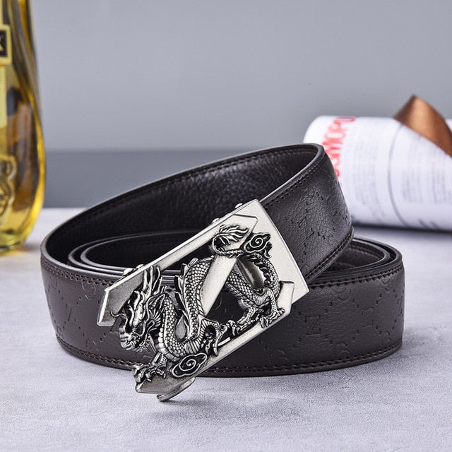 Letter Z Wrapped in Dragon Buckle Style Belt