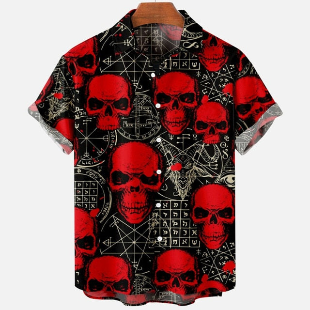 Printed Pattern Short Sleeve Shirt