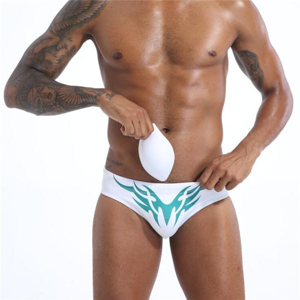 Fire Wing Printed Sporty Brief Underwear