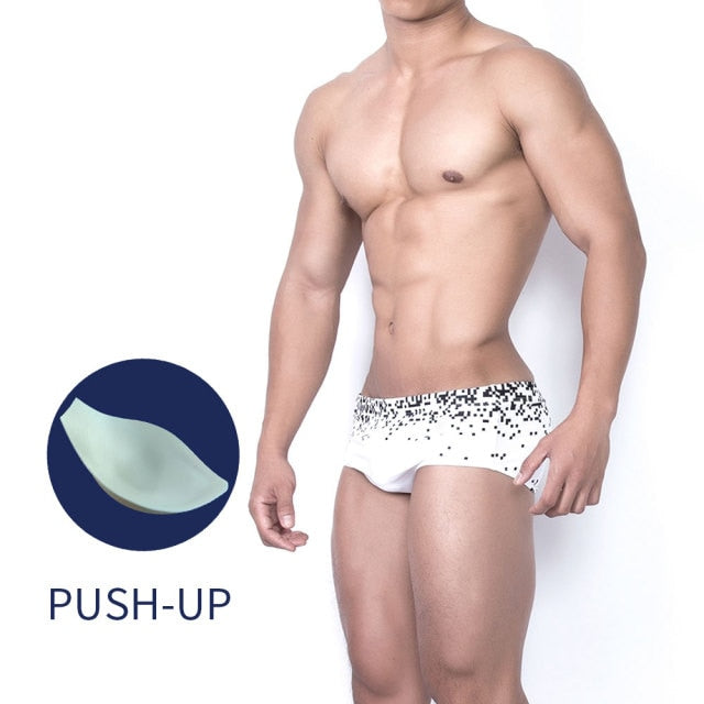 Pixel Pattern Style Sporty Brief