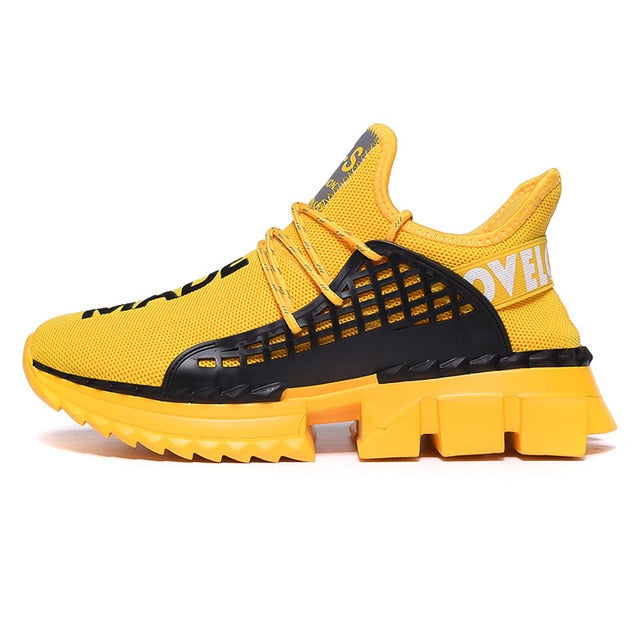 Woven Sock Shoes Hommes Baskets montantes Amortissement Antidérapant