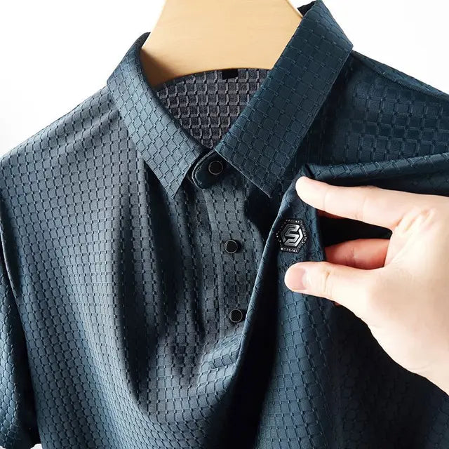 Microfiber Short Sleeve Polo Shirt