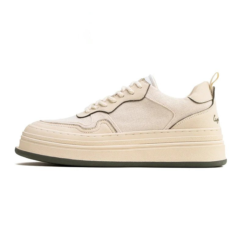 Beige Vintage Classic Comfortable Sneakers