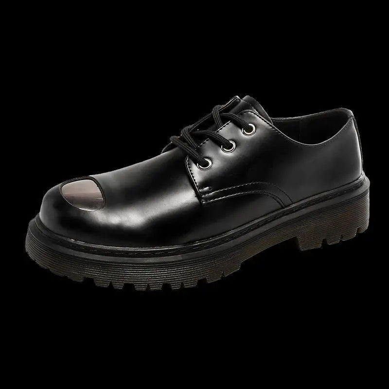 Men's Iron Steel Head Leather Shoes