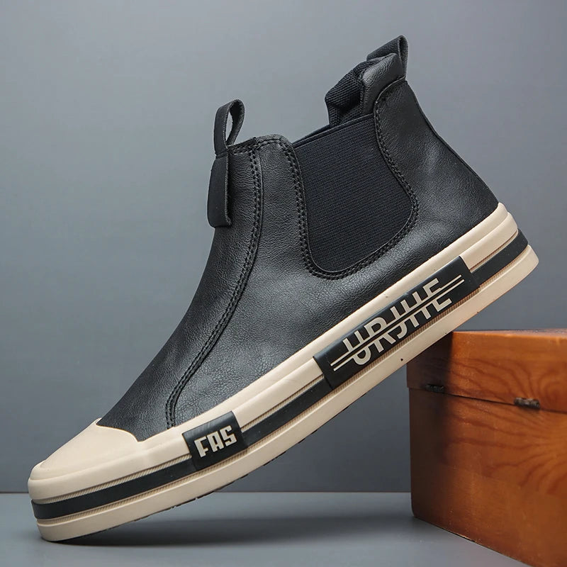 Fur Lining Solid Flat Ankle Boots