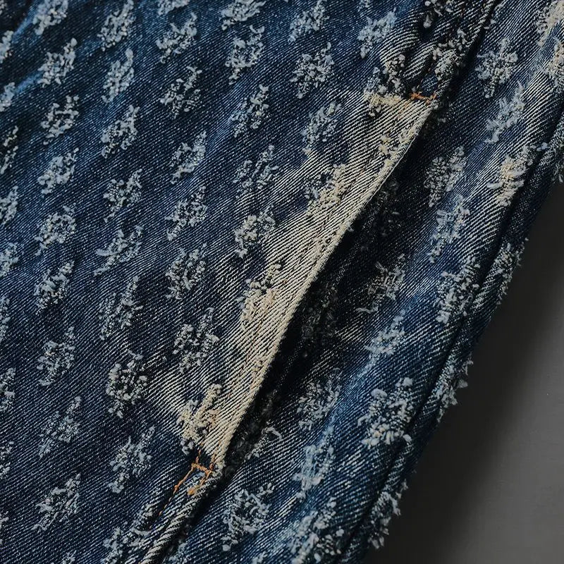 Retro Trendy Motorcycle Denim Vest