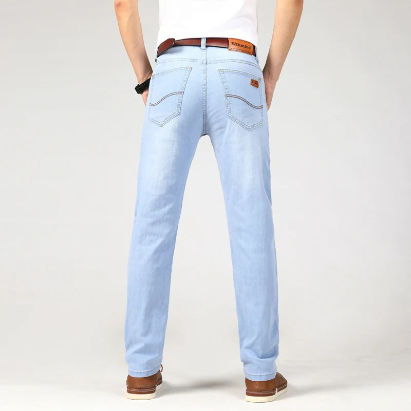 Regular Fit Light Blue Denim Jeans