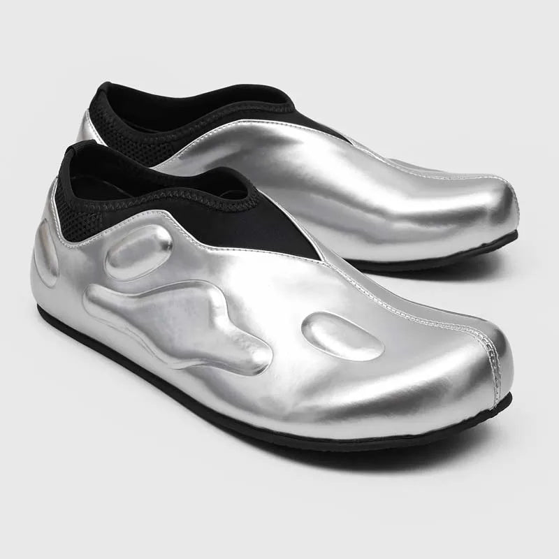 Aether Sculpt Slip-On Leather Shoes