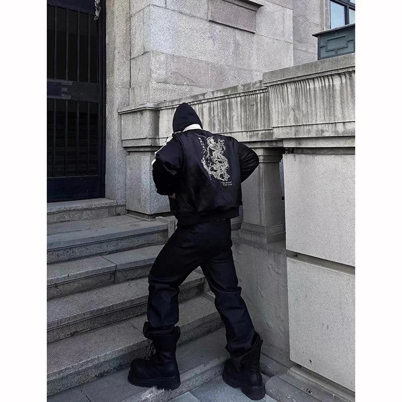 Black Low Waist Loose Jeans