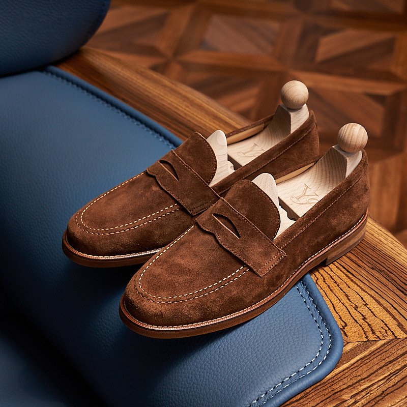 Classic Solid Suede Leather Loafers