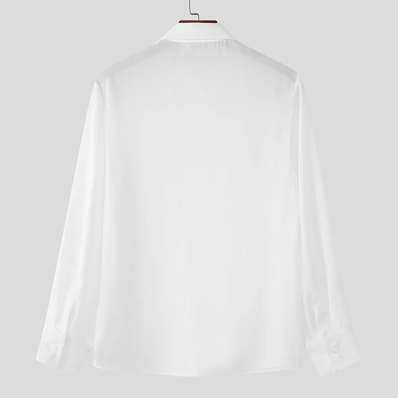 Long Sleeve Bowknot Button Shirt