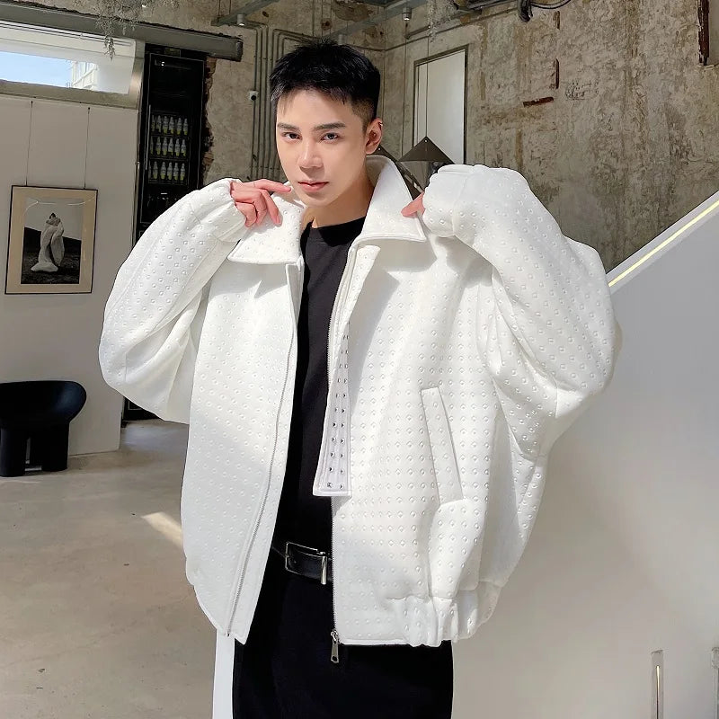 Metal Rivet Decoration Thickened Jacket