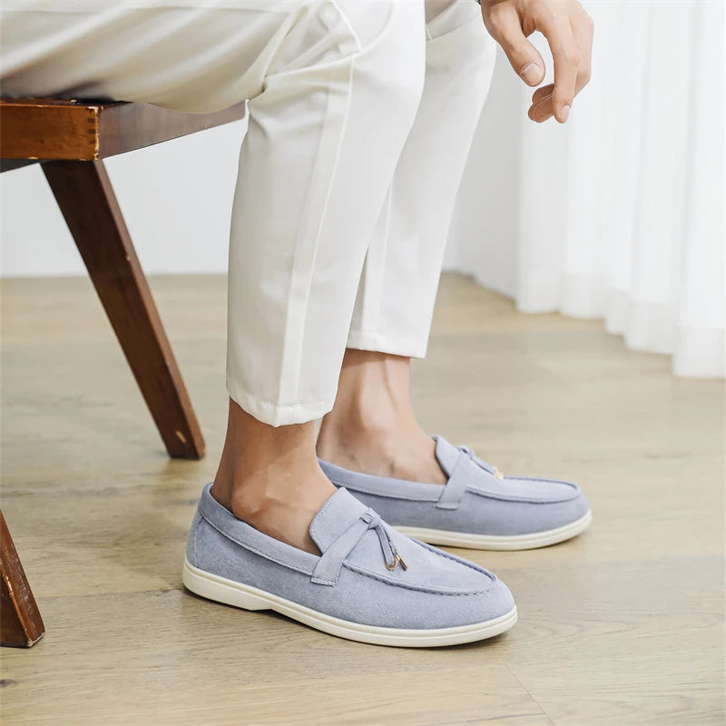 Casual PU Leather Solid Loafers