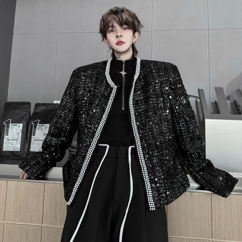 Niche Design Beaded Ribbon Jacket