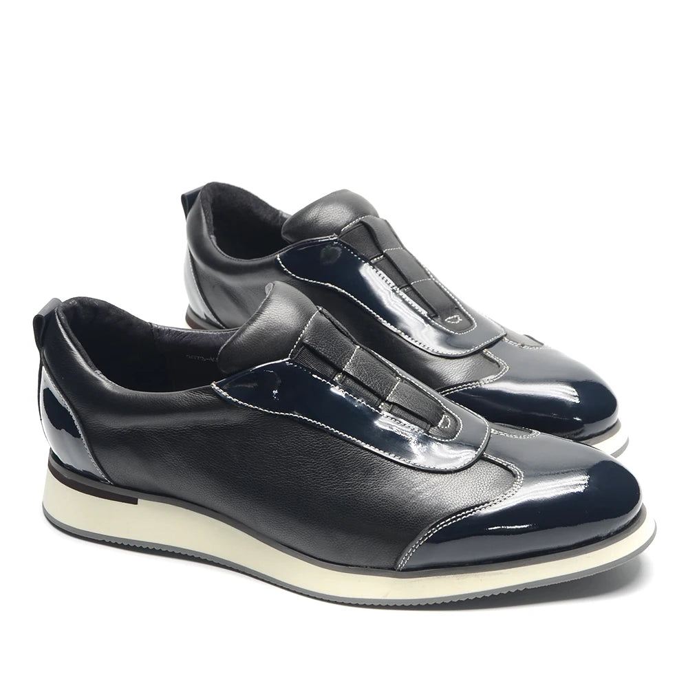 Elastic Band Slip-on Comfortable Men's Shoes