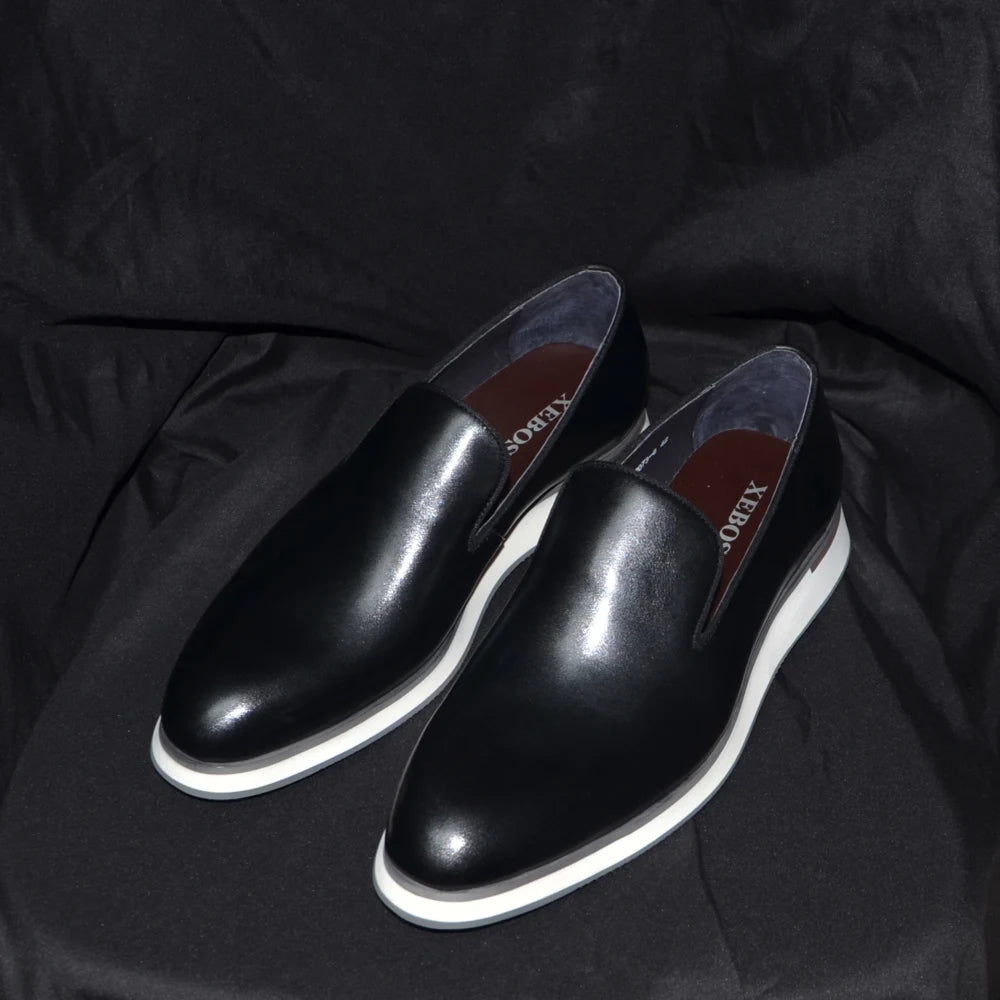Classic Genuine Leather Minimalist Loafers