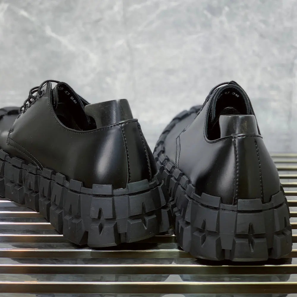 Rugged Lug Sole Lace-Up Shoes