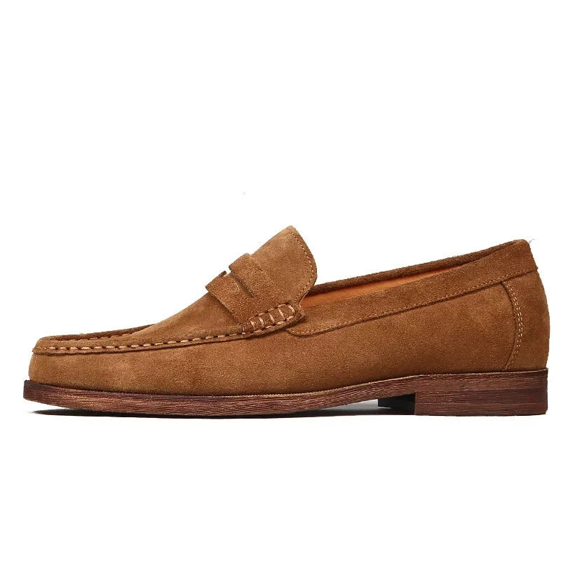 Men's Casual Cow Suede Solid Loafers