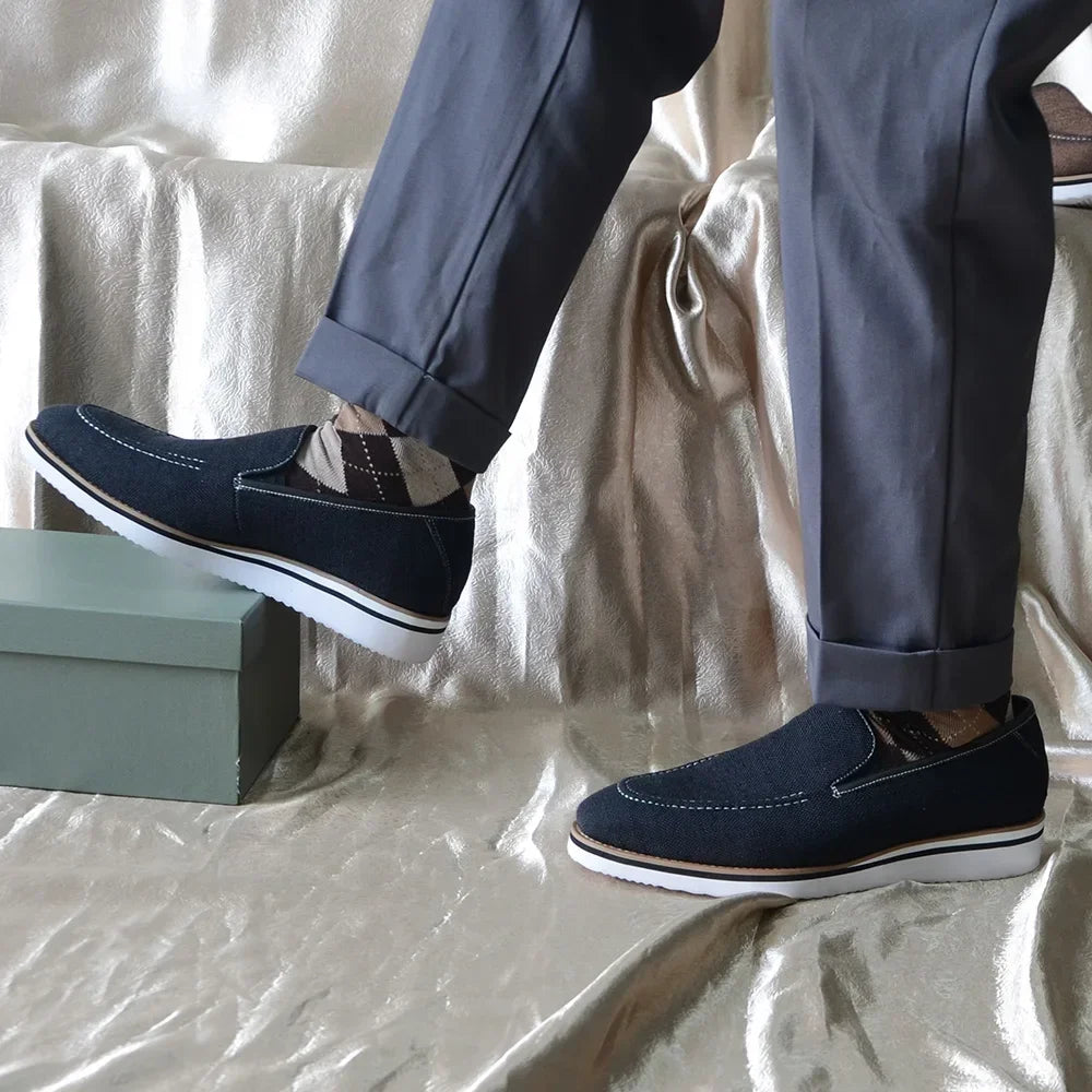 Casual Denim Cloth Men's Loafers