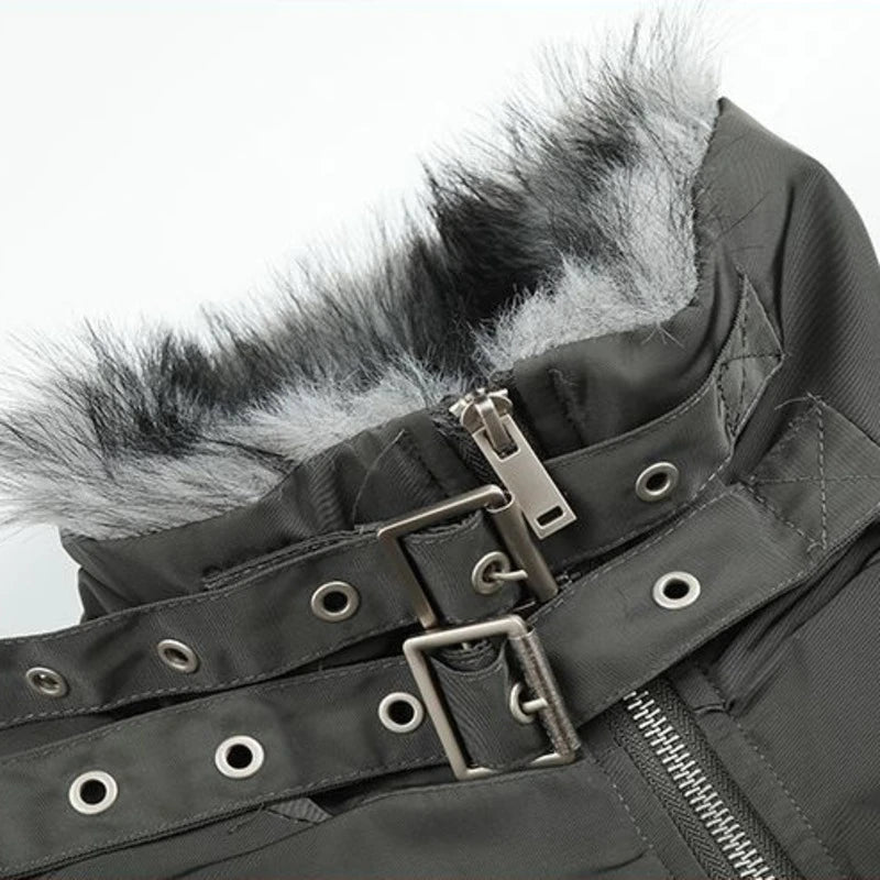 Retro Stand Collar Multi Button Jacket
