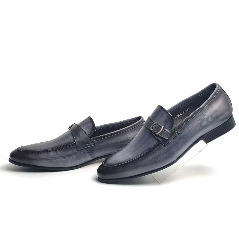 Deluxe Elegant Buckle Men's Loafers