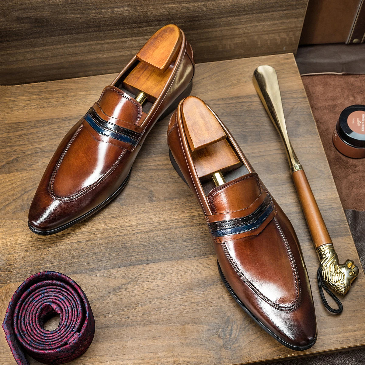 Men's Formal Penny Strap Loafers