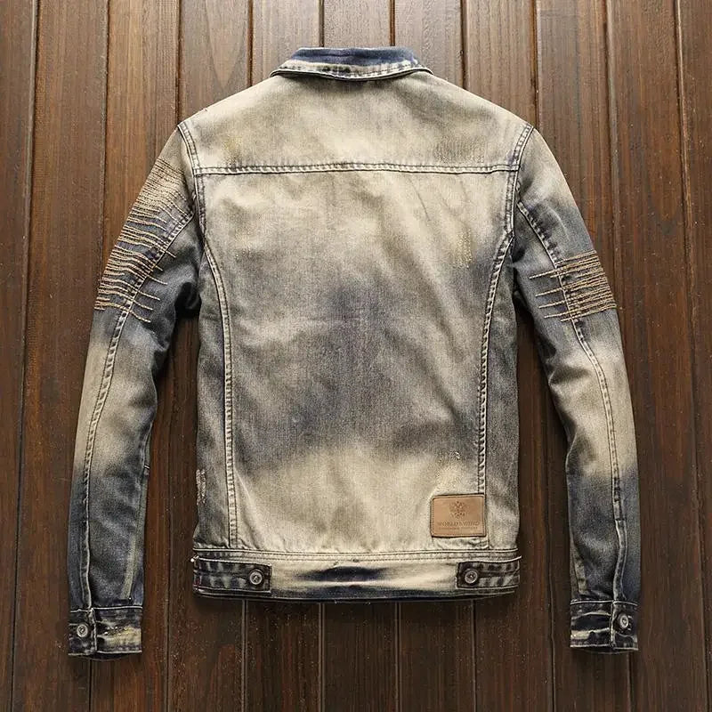 Vintage Style Casual Denim Jacket