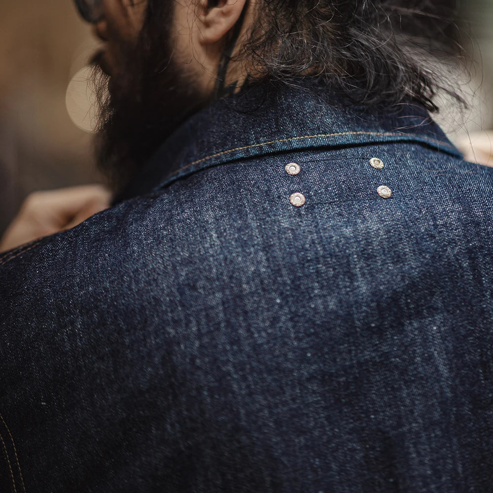 Irregular Pockets Style Denim Jacket