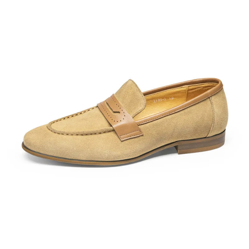 Elegant Suede Casual Men's Loafers