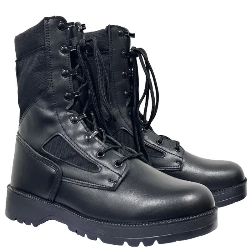 Split Leather Tactical Combat Men's Boots