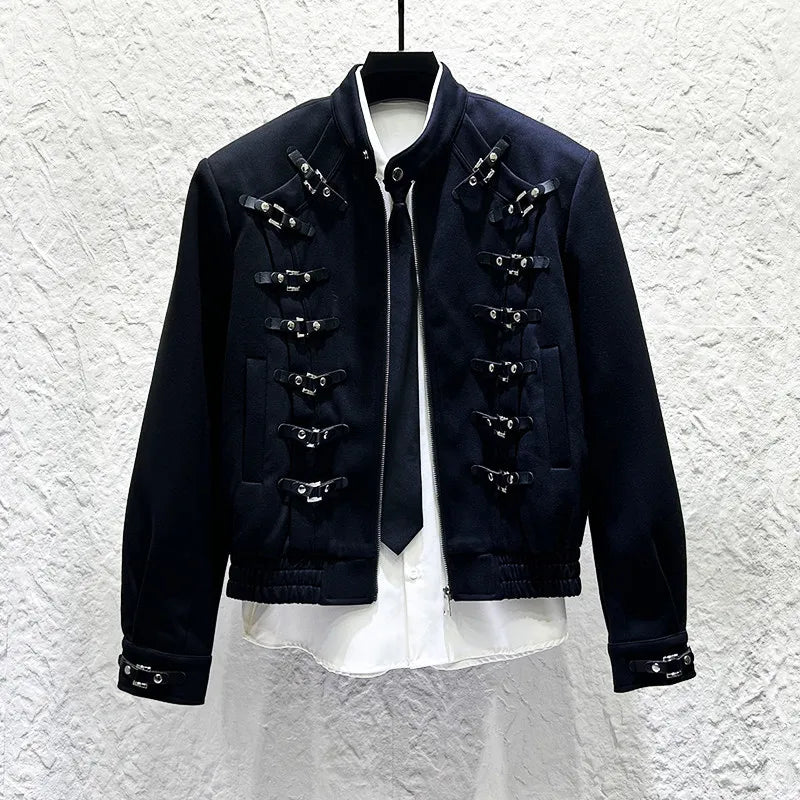 Steampunk Multi-Buckle Men's Jacket