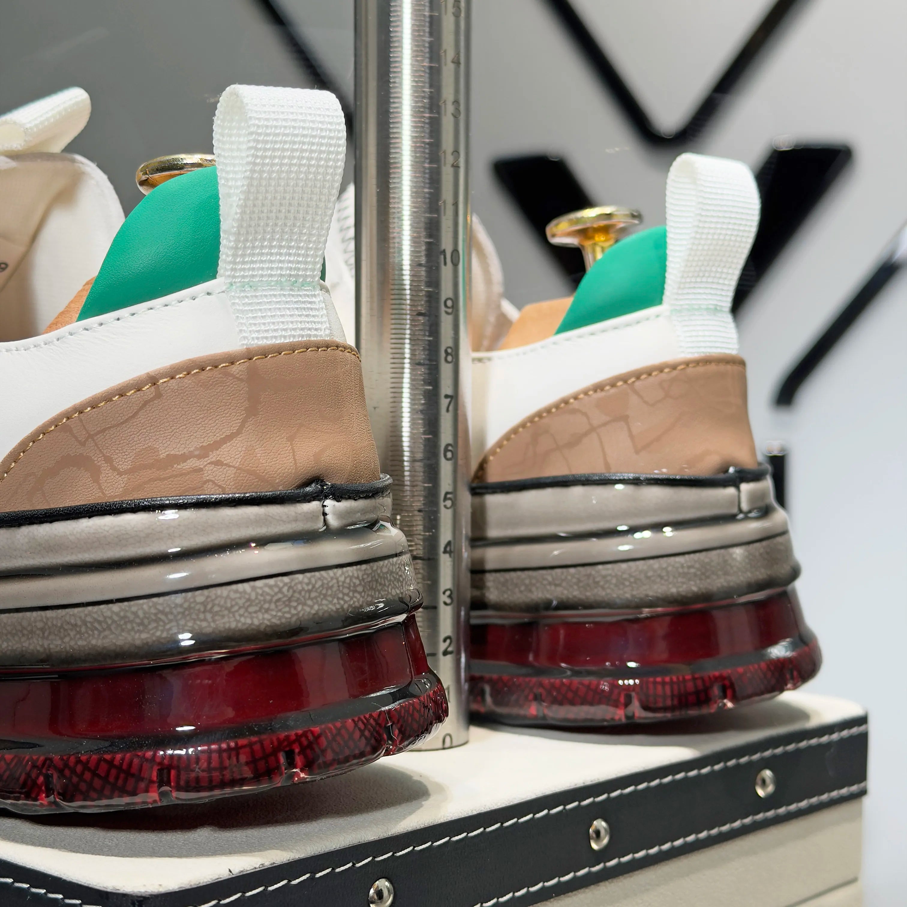 Elevated Streetwear Leather Sneakers