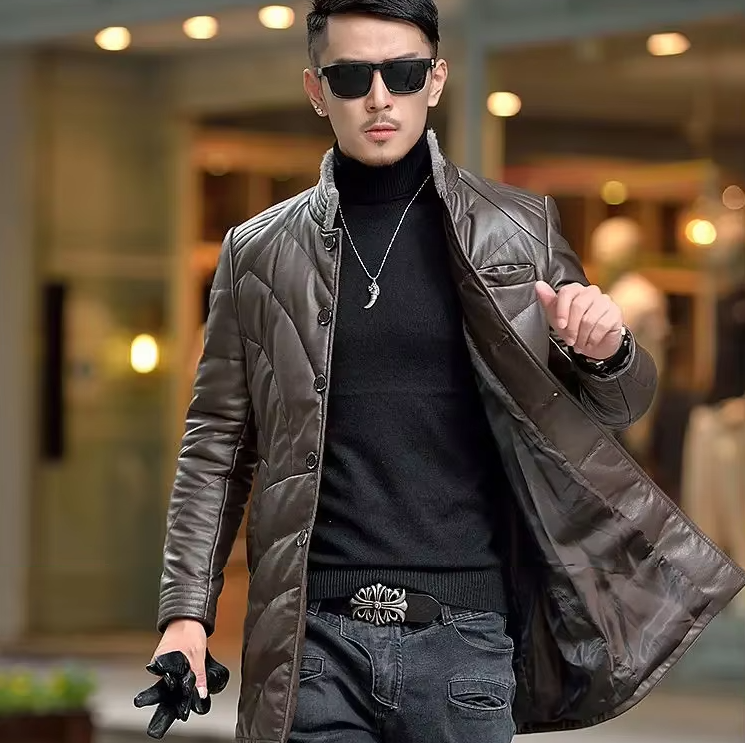 Classic Padded Puffer Sheepskin Coats