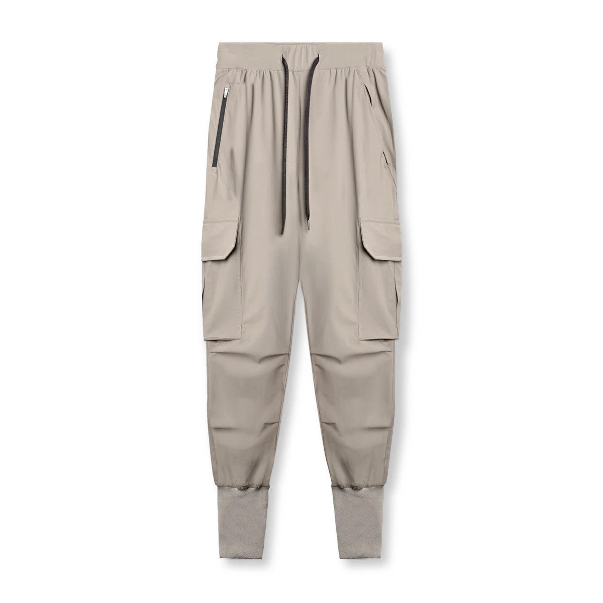 Elastic Solid Thin Quick-Dry Cargo Pants
