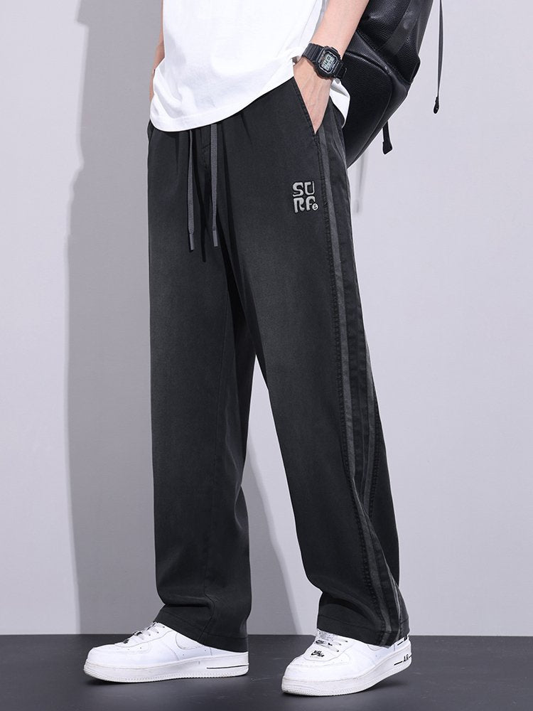 Thin Soft Lyocell Elastic Waist Pants