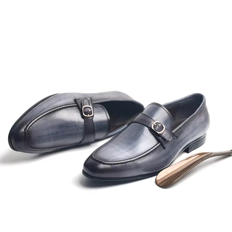 Deluxe Elegant Buckle Men's Loafers