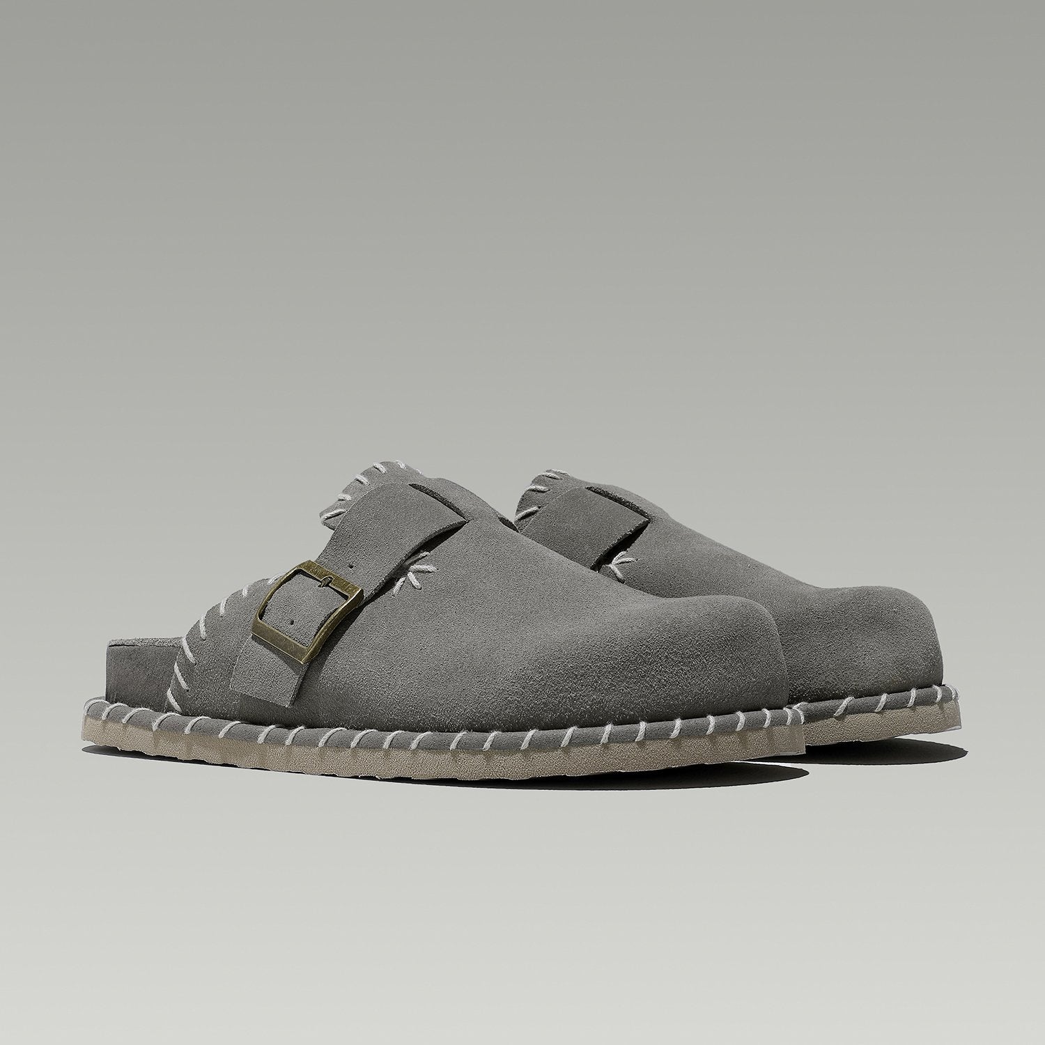 Buckle Decor Solid Mules Shoes