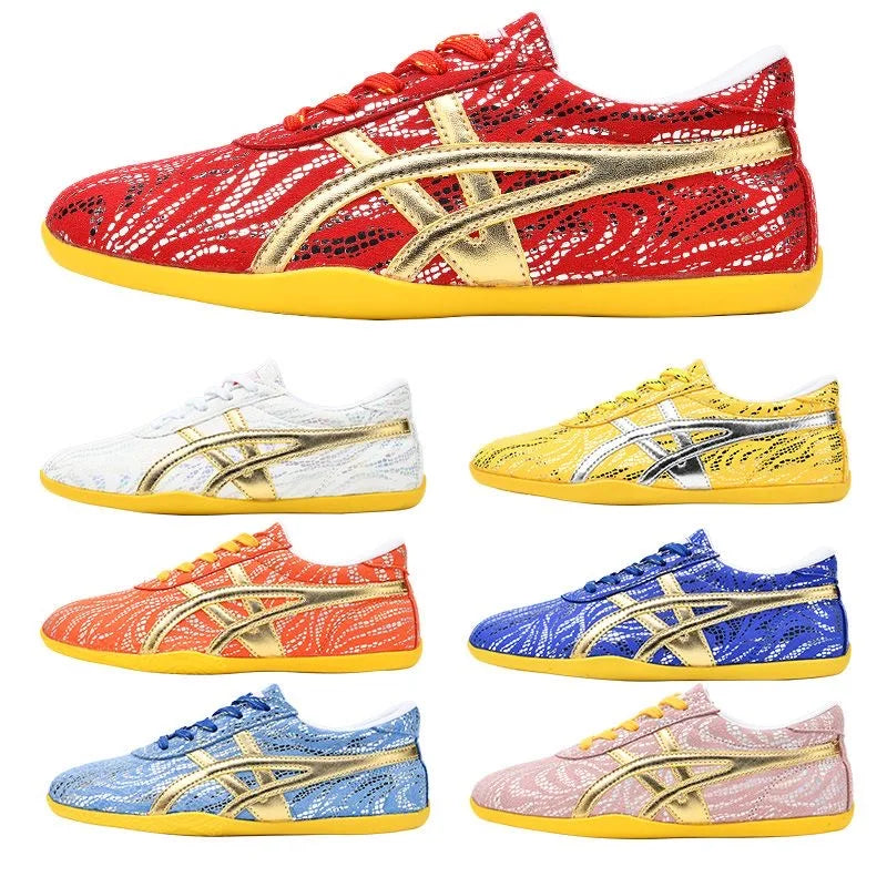 Retro Lace Pattern Sport Sneakers